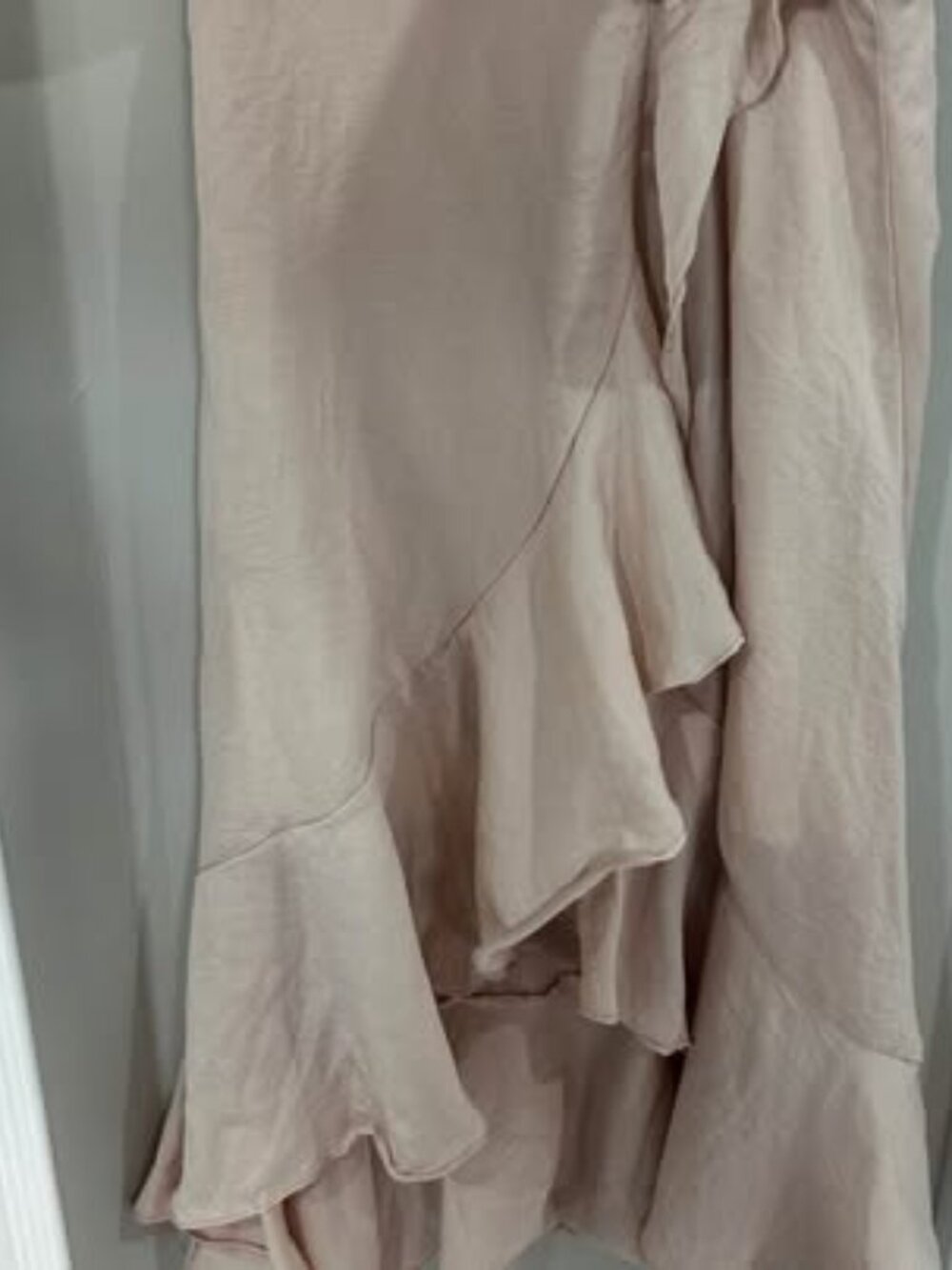 YUXJ Ruffled Wrap Skirt